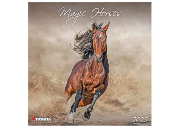 Broschürenkalender 2025   30 x 60cm, "Magische Pferde" -ab ca.19.06.2024-