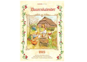 A4 Bildkalender, 2025, "Bauernkalender"  24x34cm -ab ca.19.06.2024--