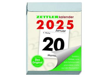 Tagesabreißkalender 2025, 5,5 x 7 cm -ab ca.19.06.2024-