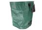 Preview: Laubsack,100 Liter, grün + schwarz sort. 78cm breit / 53cm hoch