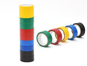10 Rollen Isolierband 1,9 cm x 3 m, 5 Farben sort.  