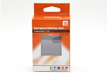 Handyhalterung Auto/ Lüfter, silber, schwarz, für Smartphone 5,7 - 8,7 cm SONDERPOSTEN