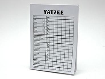 Würfelblock für "YATZEE", 100 Seiten, 10,5 x 15 cm  