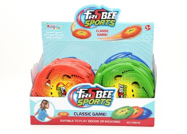 Soft-Frisbee, Ø 17,5cm, im Display, 3-fach sortiert