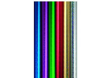Holografie-Folie 1,5 m x 70cm, farblich sortiert 