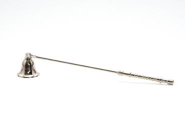 Kerzenlöscher aus Messing, 25 cm, verchromt (auch 44287)