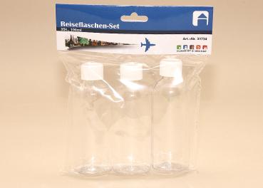 Reiseflaschen-Set, 3 Stk., 100 ml zum Schrauben -Sonderposten-