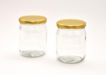 Einkochglas 540 ml mit Schraubdeckel (82 mm)