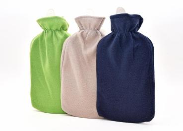 Wärmflasche mit Fleece-Bezug, ca. 2 l, 3 Farben sort. - ab ca. 25.01.2023 - 