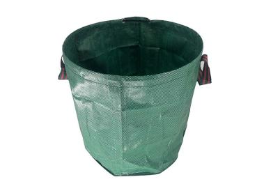 Laubsack,100 Liter, grün + schwarz sort. 78cm breit / 53cm hoch