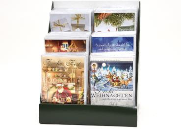 Weihnachskarte 11,5 x 17 cm - 150 Karten im Verkaufsdisplay - 2878