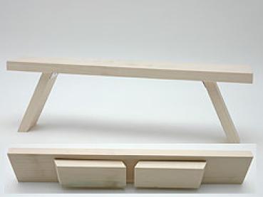 Schwibbogen-Untersatz, klappbar Holz , 40 x 7 x 11,5 cm