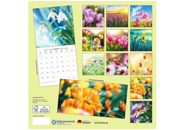 Broschürenkalender 2025, 30 x 60cm, " Blumen" 