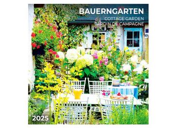Broschürenkalender 2024, 30 x 60cm, "Bauerngarten" -ab ca.15.06.2023-