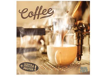 Broschürenkalender 2024, 30 x 60cm "Kaffee" -ab ca.15.06.2023-