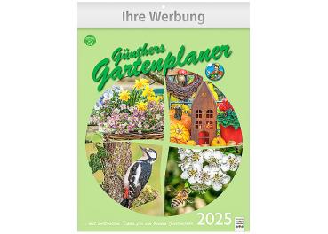 A4 Bildkalender,2023, 24x34cm,Spiralbindung "Günthers Gartenplaner" 