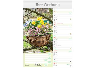 A4 Bildkalender,2025, 24 x 34 cm "Günthers Gartenplaner" 