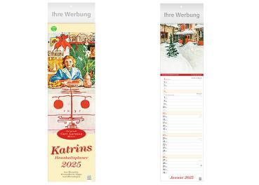 Streifenkalender 2023  52x12cm, "Karins-Haushaltsplaner"