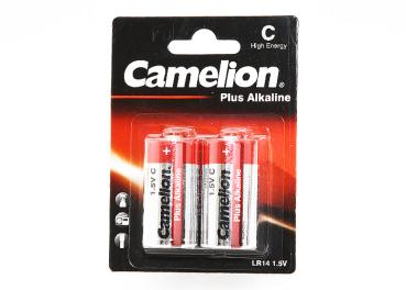 Camelion Plus Alkaline Batterie 2 Stk., R14  Preis pro Karte / MHD 06/2028