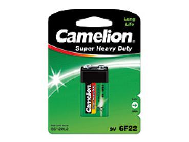 Camelion - Batterie 9 Volt Block, 1 Stück-Blister,  Zink-Kohle / MHD 10/2022