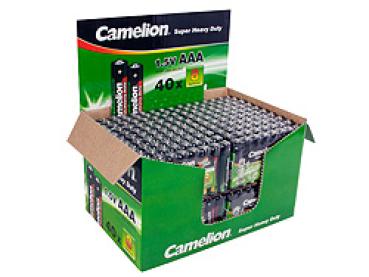 8er Shrink Camelion - Batterie R3 Micro, Zink-Kohle, im Display / MHD 10/2024