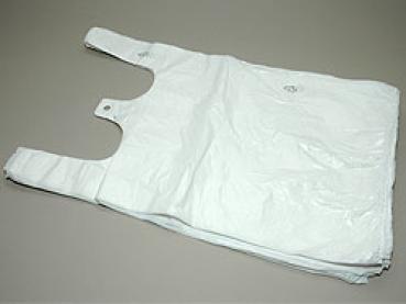 2000 Hemdchentragetaschen weiß, 300 + 160 x 520 -12my