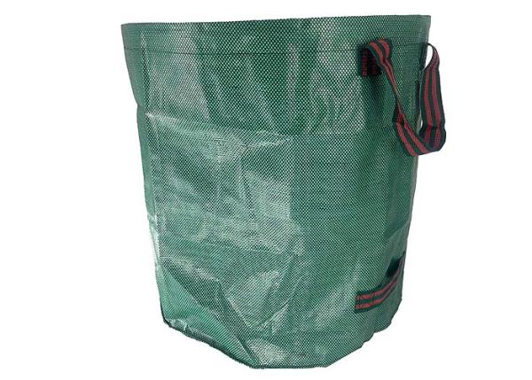 Laubsack,100 Liter, grün + schwarz sort. 78cm breit / 53cm hoch