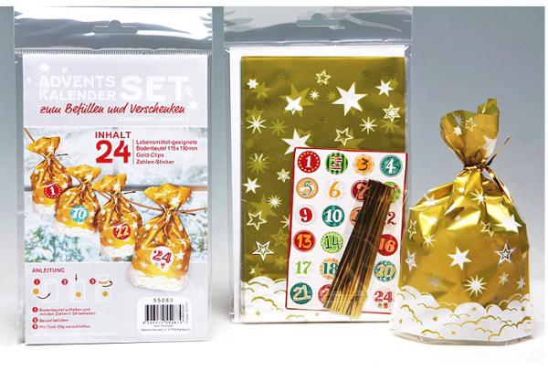 Adventskalender 24 Tage 115x190mm  je Beutel -DIJ