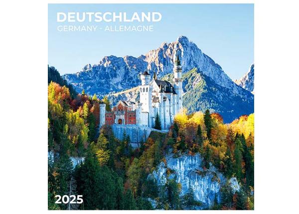 Broschürenkalender 2025,  30x60cm, "Deutschland" -ab ca.15.06.2024-