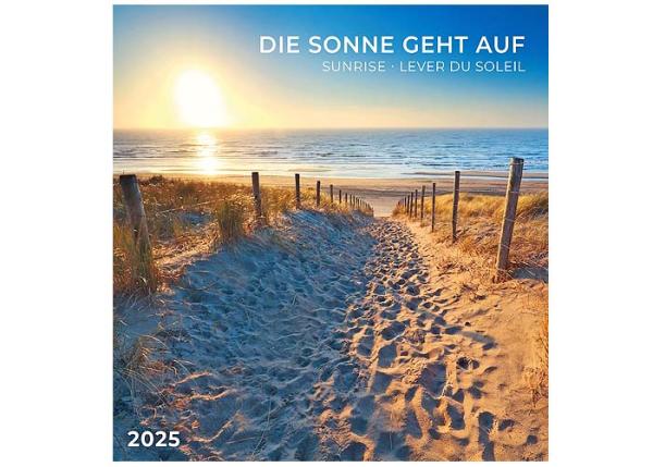 Broschürenkalender 2025, 30x60cm "Die Sonne geht auf"