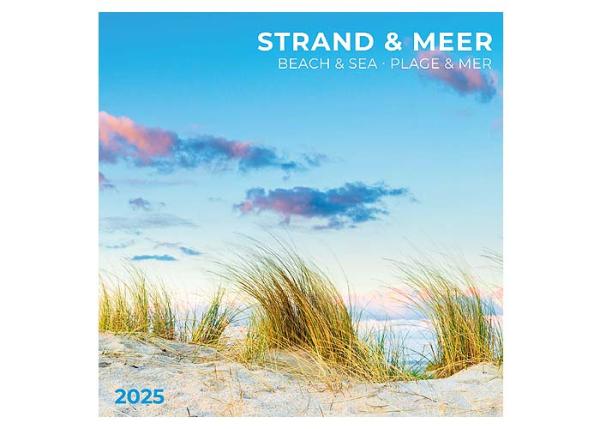 Broschürenkalender 2025, 30x60cm "Strand und Meer"