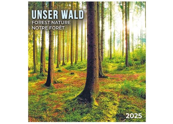 Broschürenkalender 2025, 30x60cm "Unser Wald"