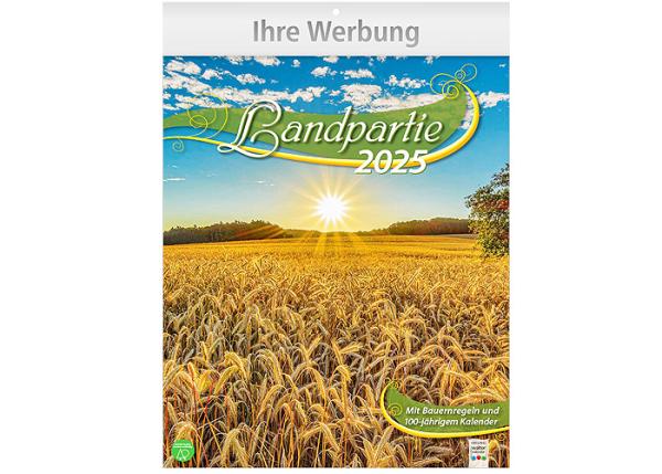 A4 Bildkalender, 2025, 24x34cm " Landpartie" Spiralbindung 