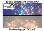 20 LED-Lichterkette, Silberdraht -ab ca.01.09.2022-